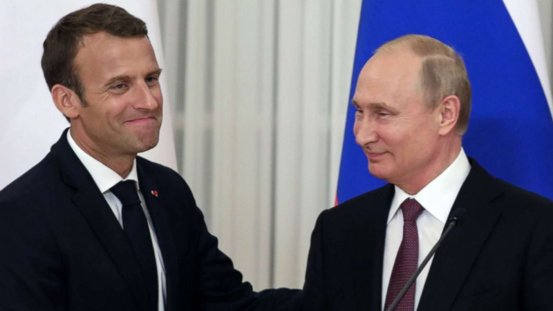 Macron dënon sulmin rus ndaj Akademisë Kombëtare të Shkencave të Ukrainës