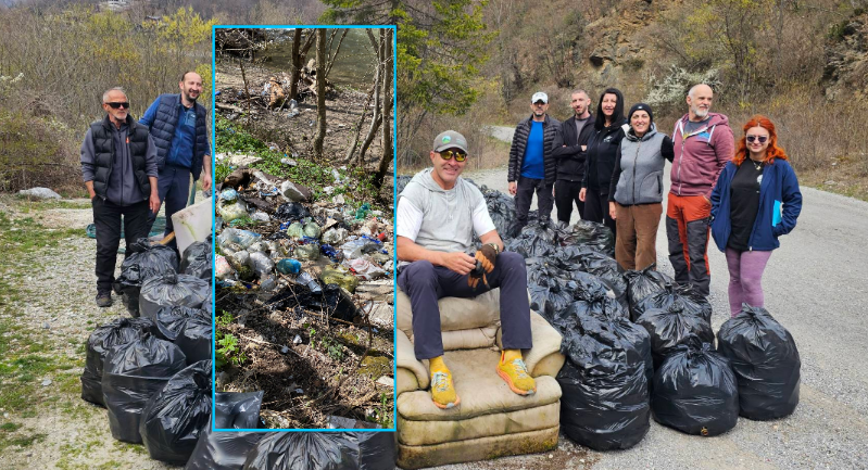 Gjest i mirë: Gryka e Rugovës e kapluar nga mbeturinat, qytetarët organizohen dhe e pastrojnë