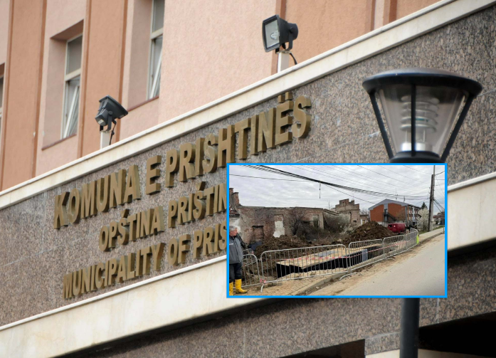 Komuna e Prishtinës gjobit  Ujësjellësin   Rama  Rrugët u dëmtuan nga ndërhyrje të paautorizuara