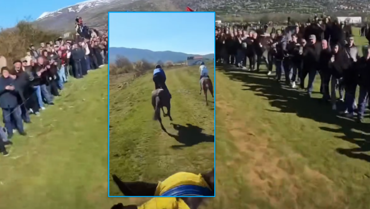 Spektakël dhe emocione  u mbajt gara e kuajve në Opojë