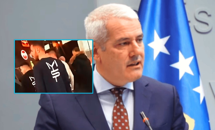  A po m njeh mu     Fjalosje e grushta  Dalin pamjet e konfliktit mes ministrit Sveçla e një të riu në Prishtinë