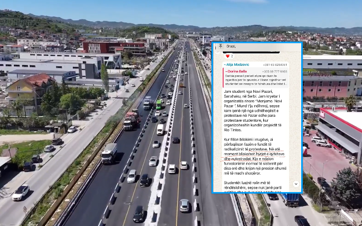 bllokimi-i-aksit-tirane-durres-studenti-nga-serbia-ideatori-i-protestes-ne-autostrade