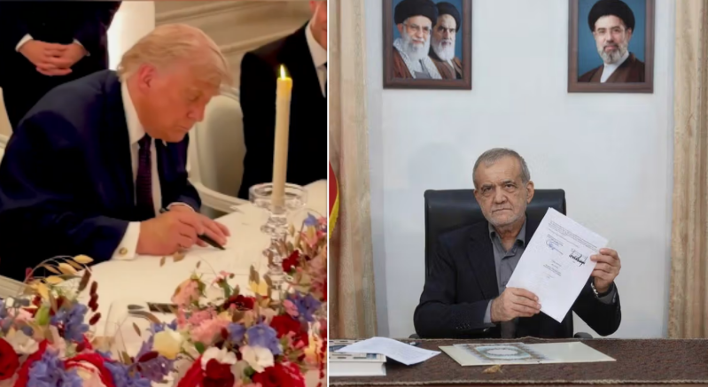 Trump dhe Pezeshkian nënshkruajnë memorandum mirëkuptimi SHBA Iran