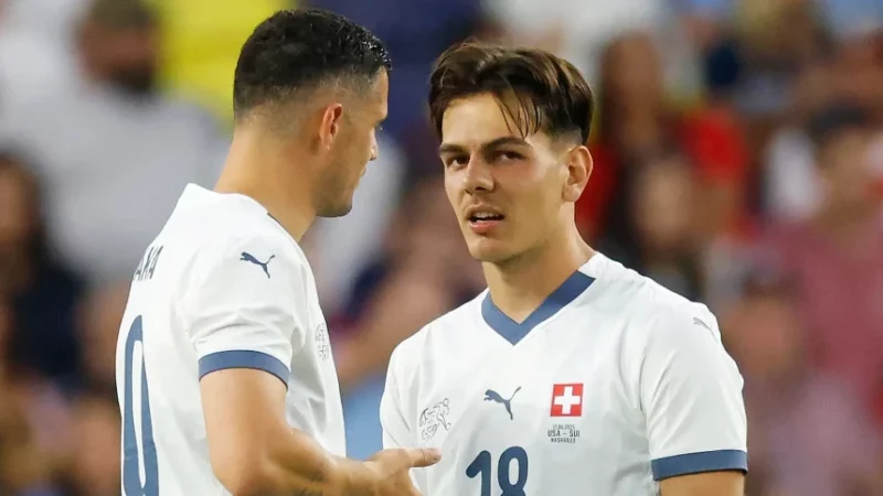 Dalin formacionet e ndeshjes Zvicër-Kolumbi, Xhaka e Jashari startues