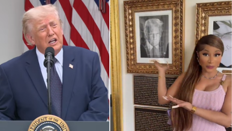 trump-i-thur-lavde-nicki-minaj-ne-shtepine-e-bardhe-e-quan-terheqese-dhe-talente