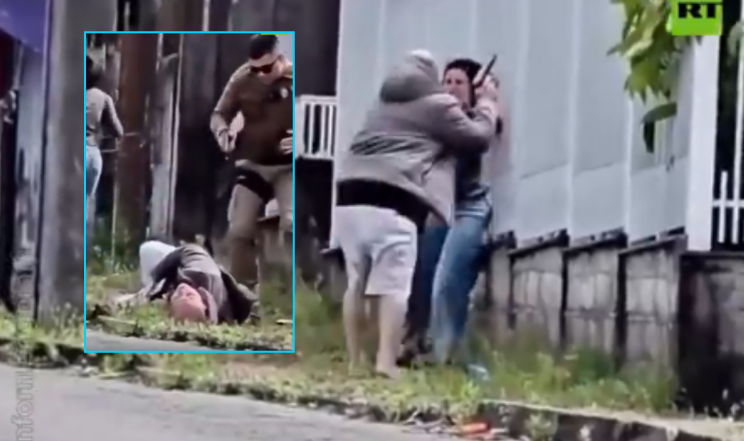 Policia braziliane shpëton gruan nga duart e dhunuesit  po e mbante peng me armë në kokë